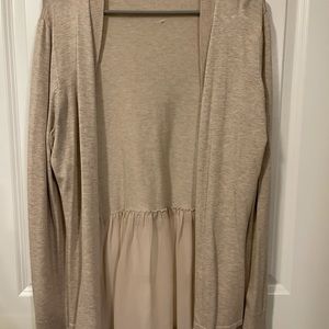 Maurices cream cardigan